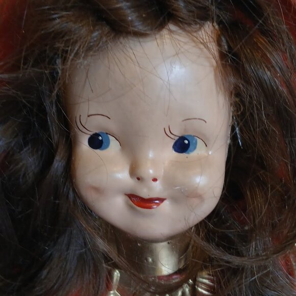 OOAK Vintage Mounted Doll Head, Creepy Doll Head, Doll Head Art, Mixed Media - Picture 2 of 11